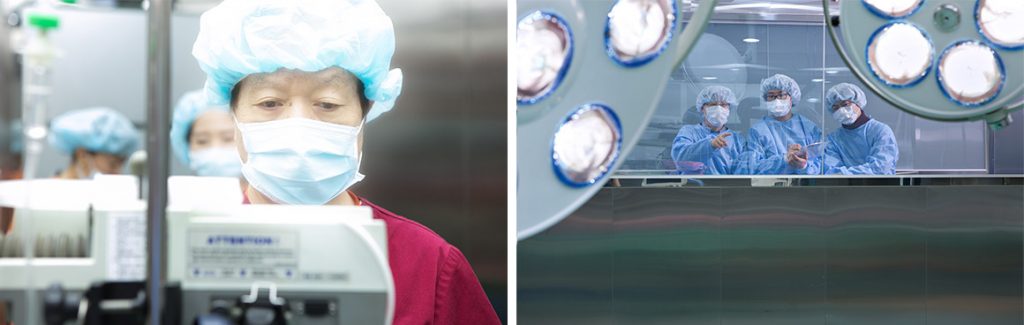 Anesthesiologists at 365mc monitoring patient safety throughout the entire liposuction procedure