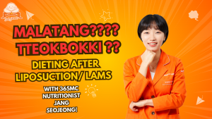 365mc nutritionist Jang Seojeong talking about dieting after liposuction
